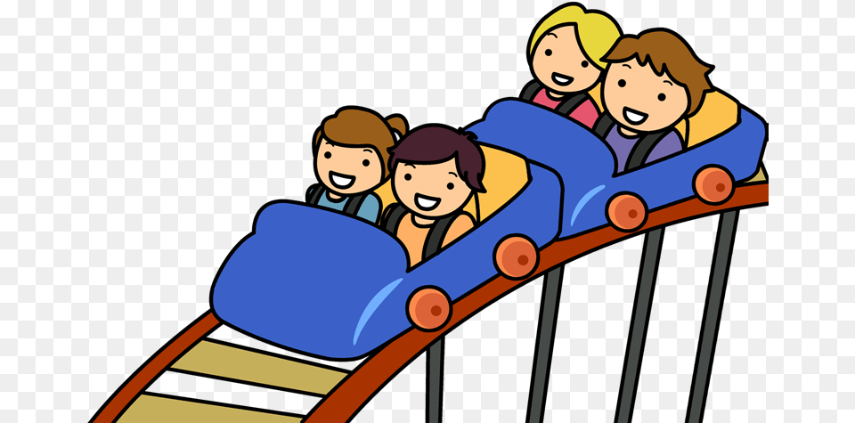 Roller Coaster Clipart Pictures Riding A Roller Coaster Clipart, Amusement Park, Fun, Roller Coaster, Baby Free Png Download