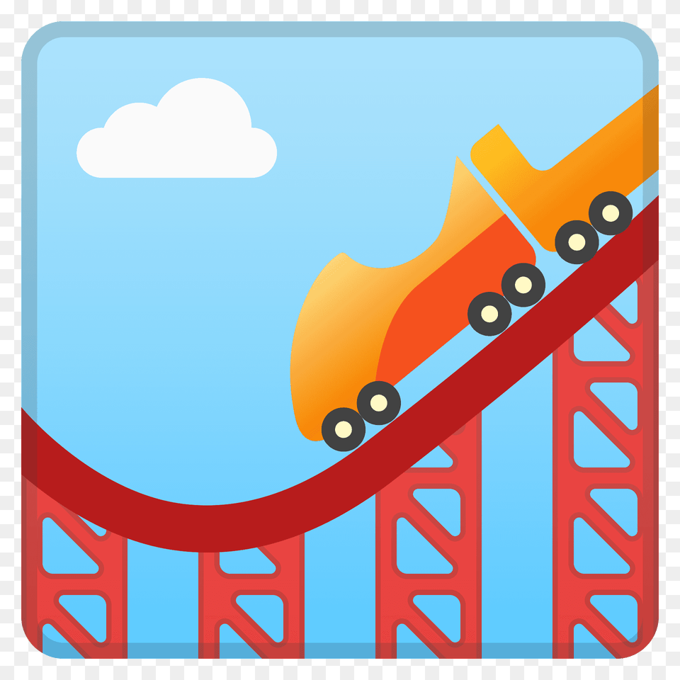 Roller Coaster Emoji Clipart, Amusement Park, Fun, Roller Coaster Png