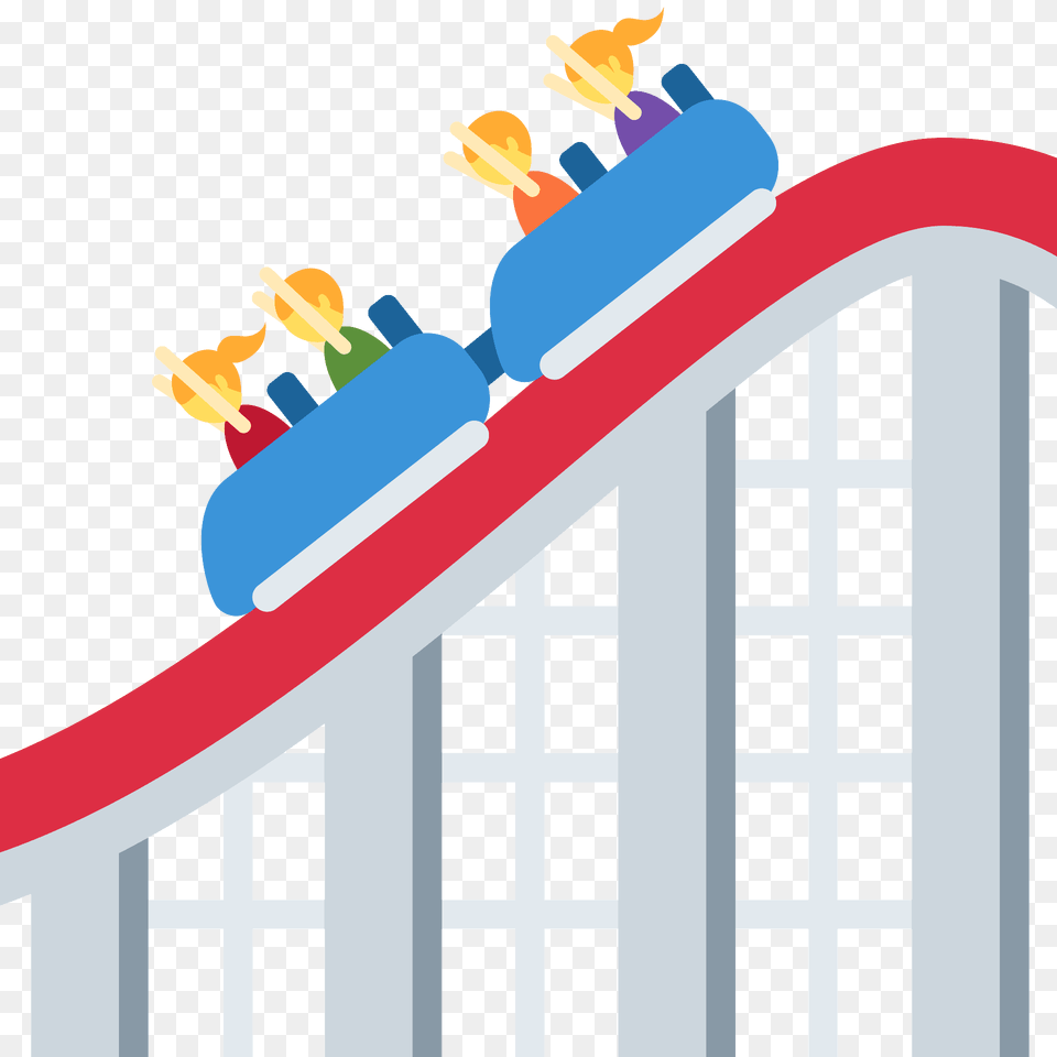 Roller Coaster Emoji Clipart, Amusement Park, Fun, Roller Coaster, Dynamite Free Transparent Png