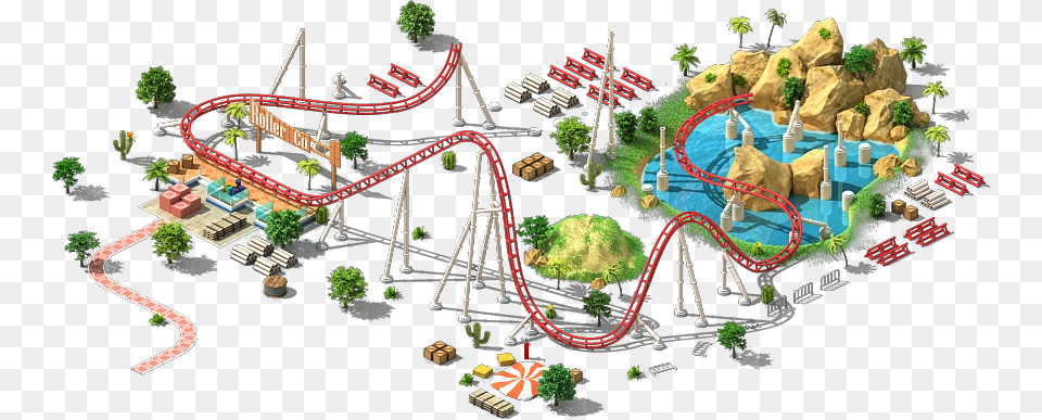 Roller Coaster L1 Amusement Park Transparent, Amusement Park, Fun, Roller Coaster Png
