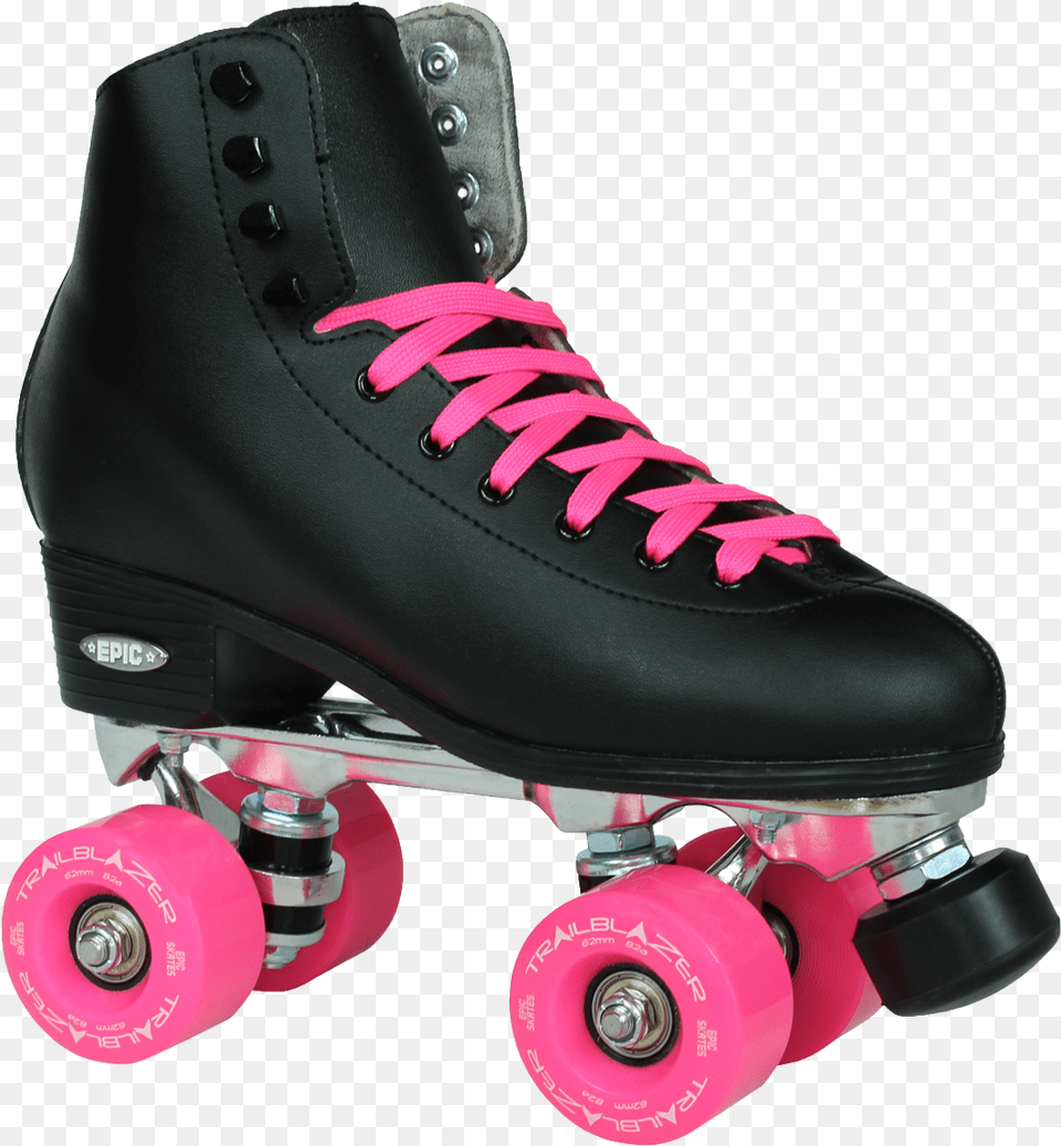 Roller Skate Pink And Black, Clothing, Footwear, Shoe Free Png