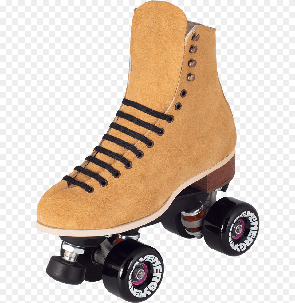 Roller Skate Tan Suede Roller Skates, Clothing, Footwear, Shoe, Machine Png