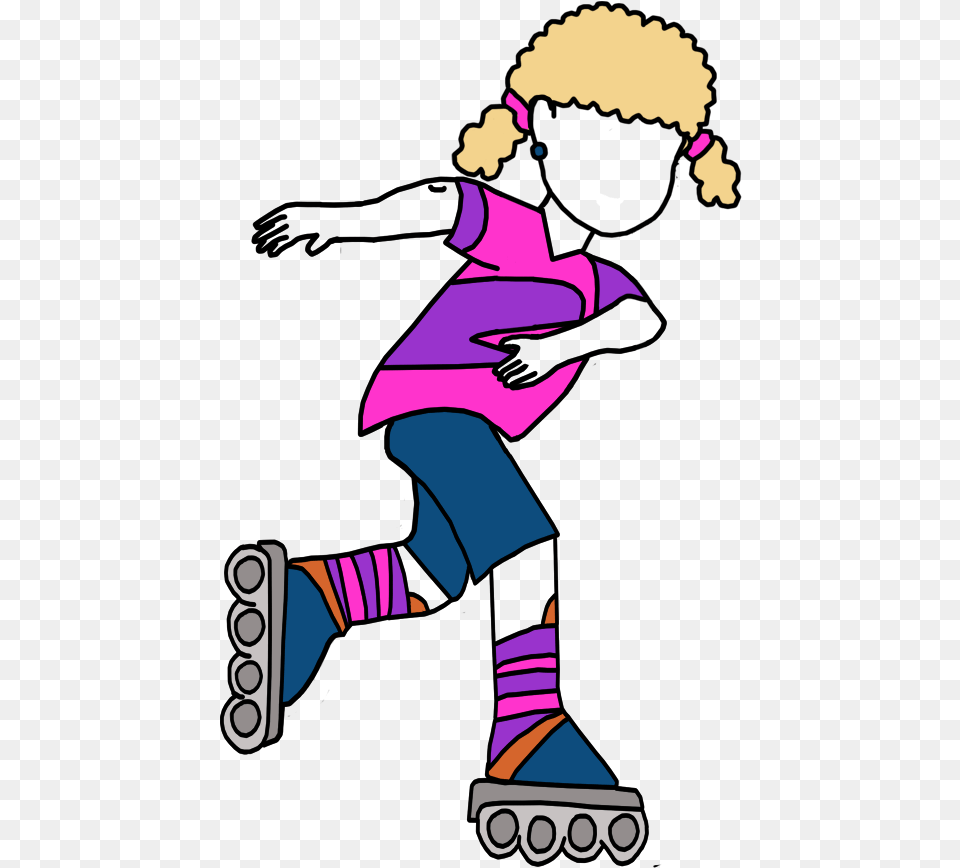 Roller Skating Birthday Party Invitation, Adult, Female, Person, Woman Png