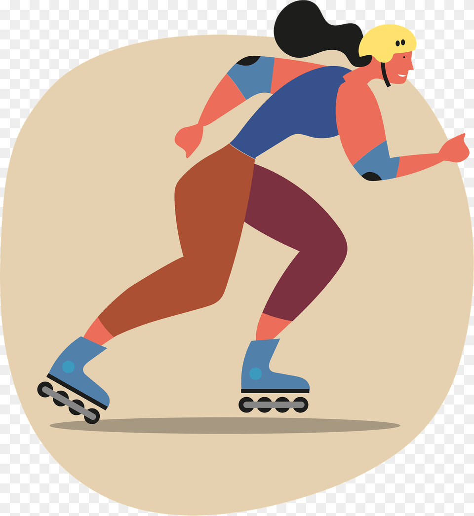 Roller Skating Clipart, Baby, Person, Face, Head Png Image