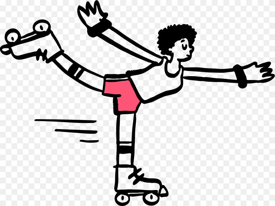 Roller Skating Clipart, Face, Head, Person Free Png Download