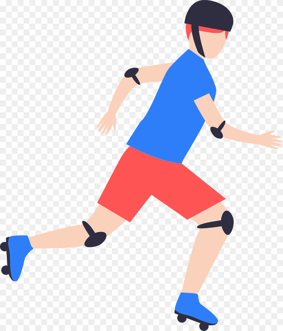 Roller Skating Clipart, Clothing, Shorts, Male, Boy Free Png