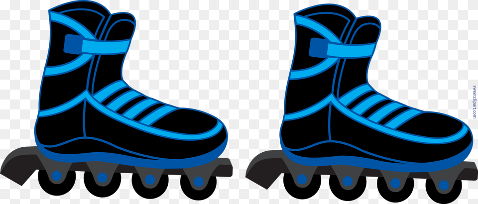 Rollerblades Blue Clip Art, Clothing, Footwear, Shoe, Sneaker Free Png