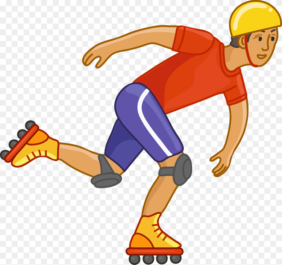 Rollerskater Clipart, Face, Head, Person, Helmet Png