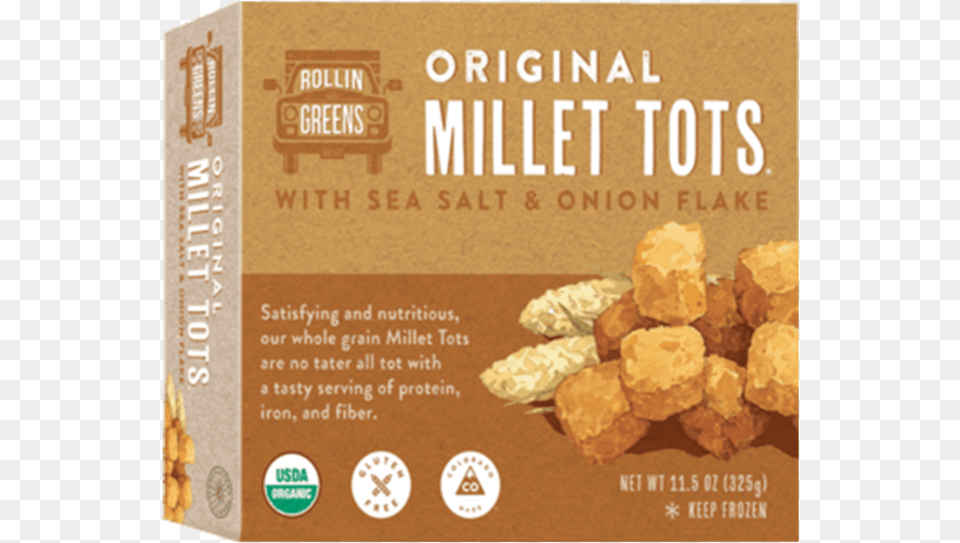 Rollin Greens Millet Tots, Food, Fried Chicken, Nuggets Png