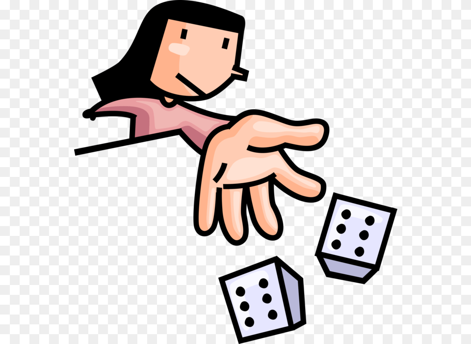 Rolling Dice Clipart Clip Art Images, Game, Adult, Female, Person Png Image