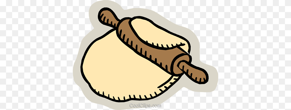 Rolling Dough Royalty Vector Clip Art Illustration, Food, Nut, Plant, Produce Png Image