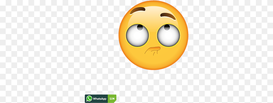 Rolling Eyes Emoji Smiley, Sphere, Astronomy, Moon, Nature Free Png