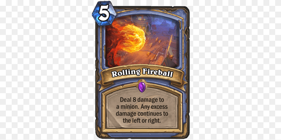 Rolling Fireball Cards Hearthstone Hs Rolling Fireball, Advertisement, Poster, Architecture, Building Png