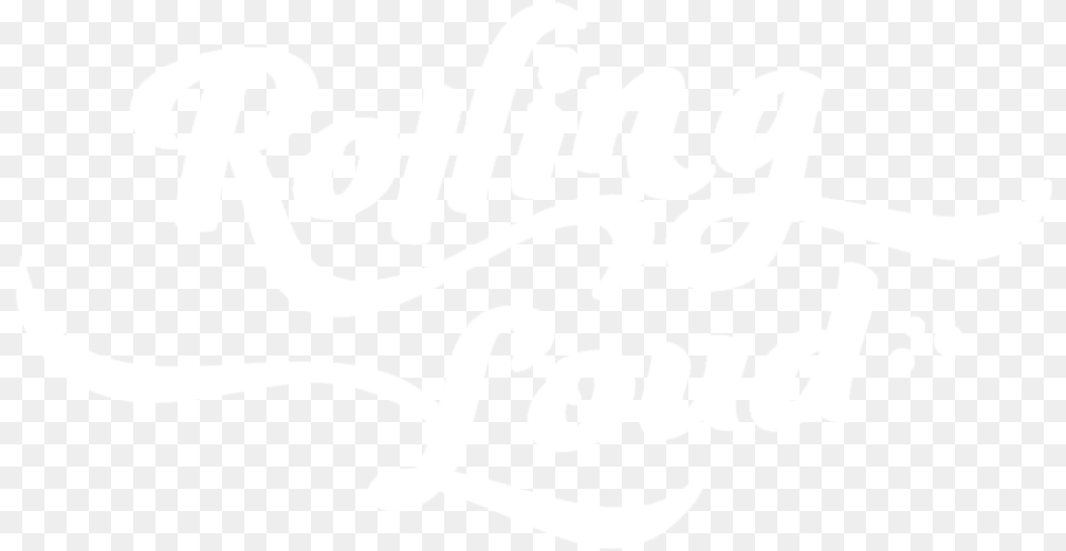 Rolling Loud Logo White, Calligraphy, Handwriting, Text, Animal Png Image