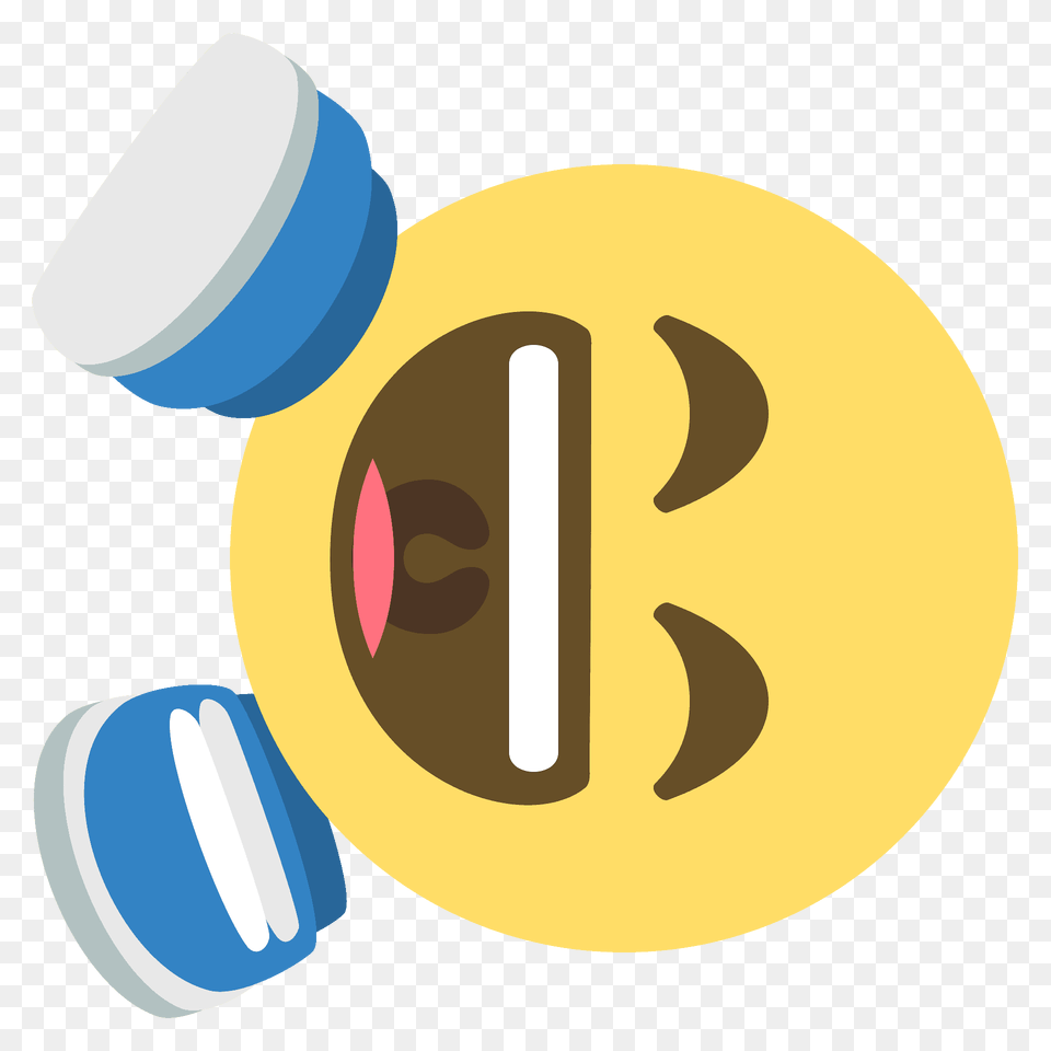 Rolling On The Floor Laughing Emoji Clipart, Medication Png Image