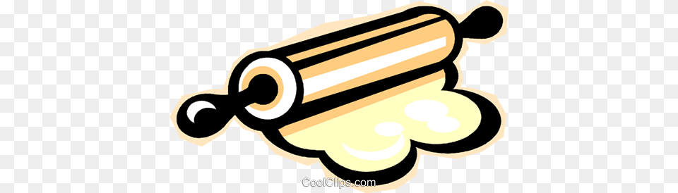 Rolling Pin Royalty Vector Clip Art Illustration, Text, Smoke Pipe Png Image