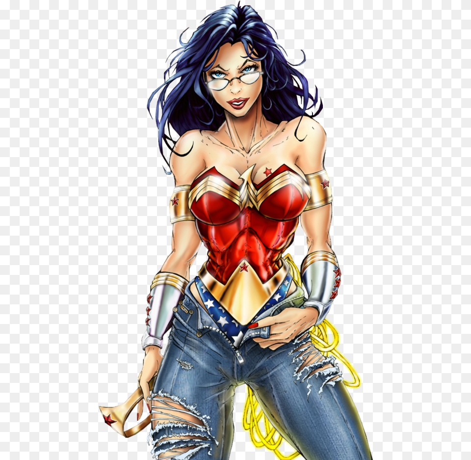 Rolling Stone Wonder Woman Render By The Blacklisted Wonder Woman In A Dress Comics, Adult, Publication, Person, Female Free Png
