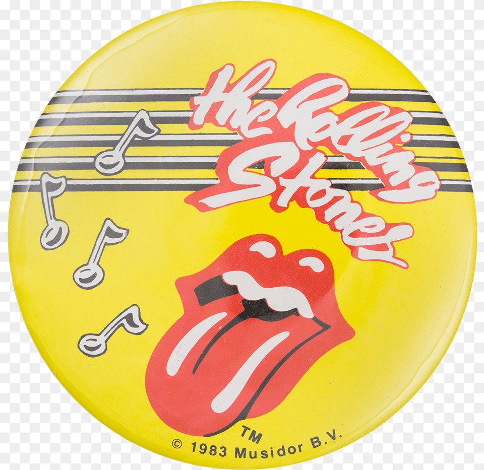 Rolling Stones Music Notes, Badge, Logo, Symbol Free Png Download