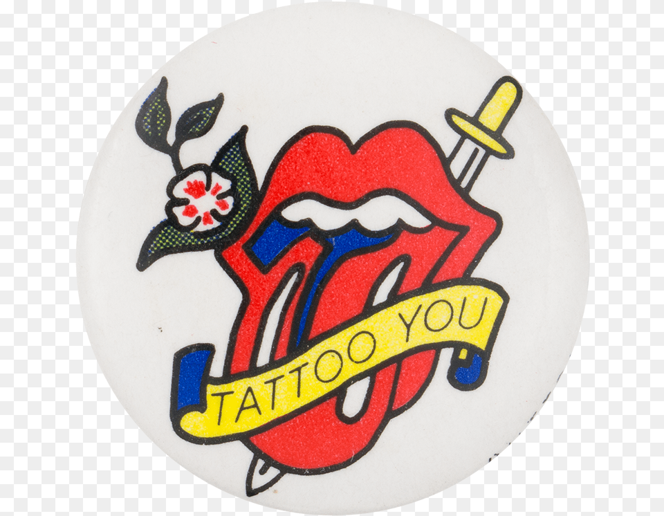Rolling Stones Tattoo You Music Button Museum Rolling Stones, Badge, Logo, Symbol, Emblem Free Png