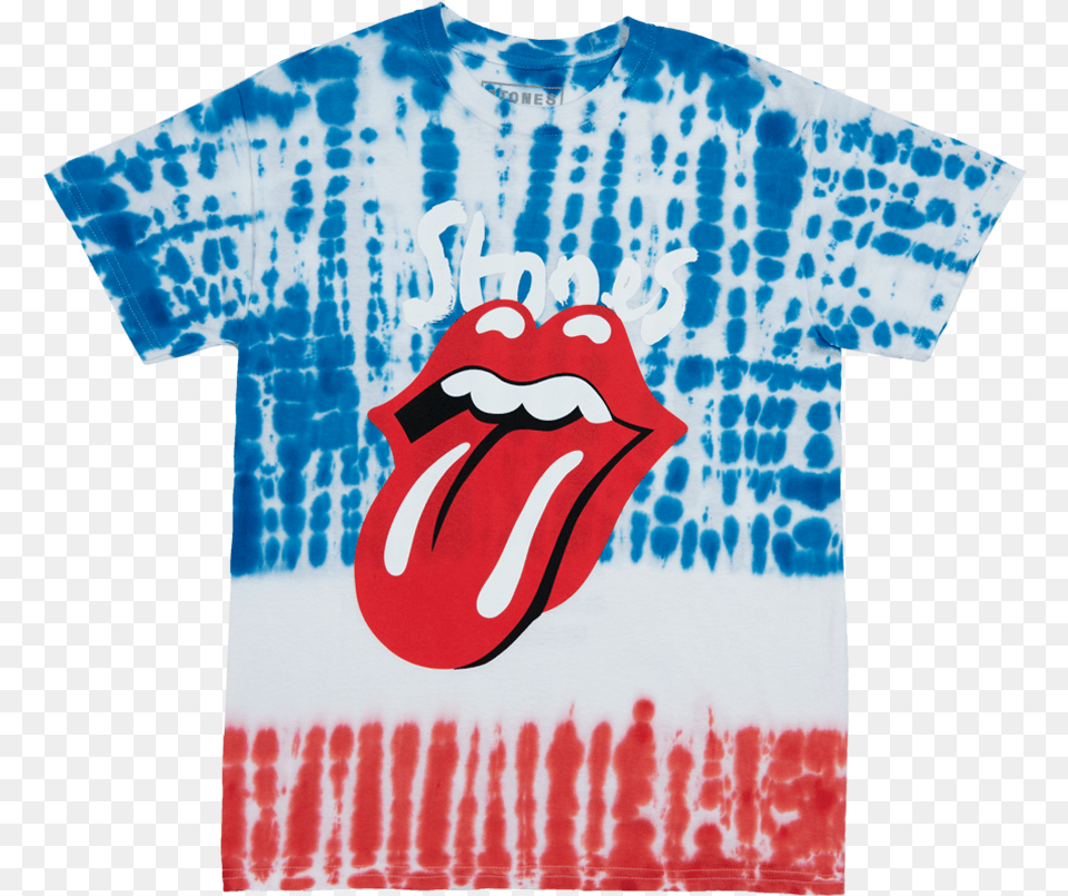 Rolling Stones Tie Dye Shirt, Clothing, T-shirt Png Image