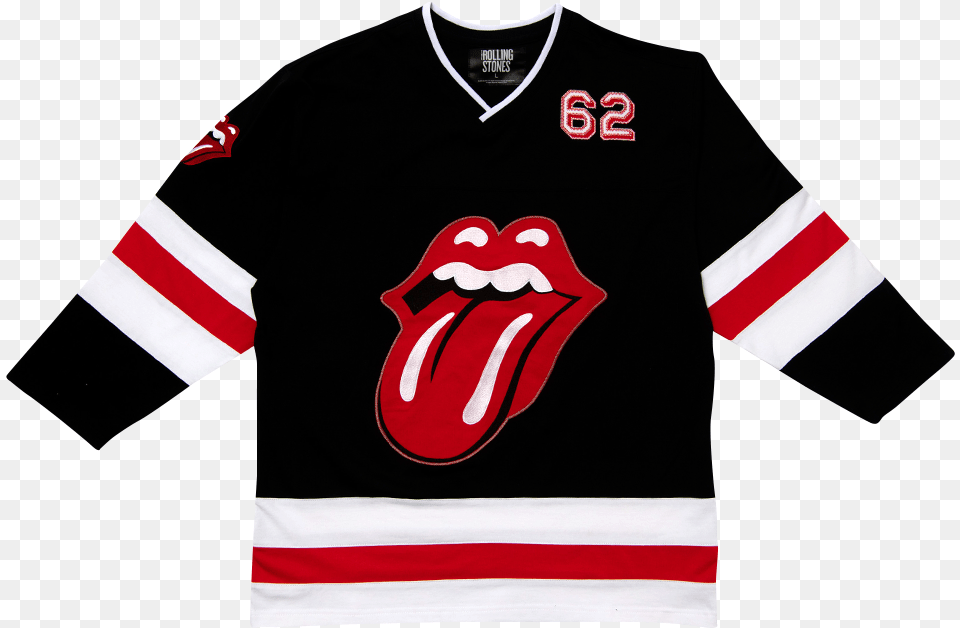 Rolling Stones Tongue, Clothing, Shirt, T-shirt, Jersey Png Image