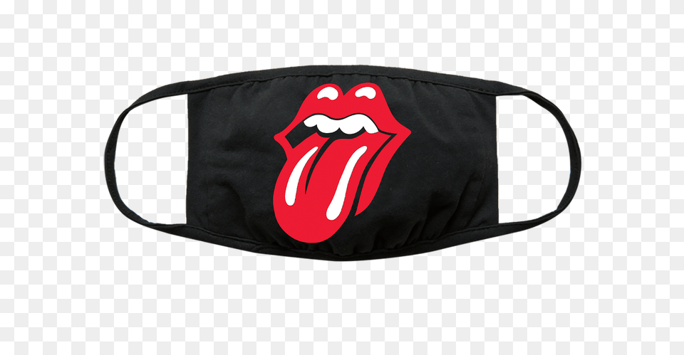 Rolling Stones Tongue Face Mask, Accessories, Bag, Handbag, Car Png Image