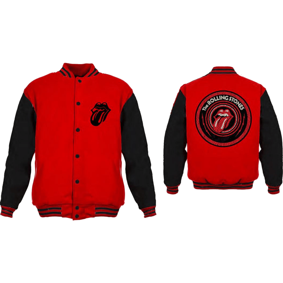 Rolling Stones Tongue Logo, Clothing, Coat, Jacket, Knitwear Png