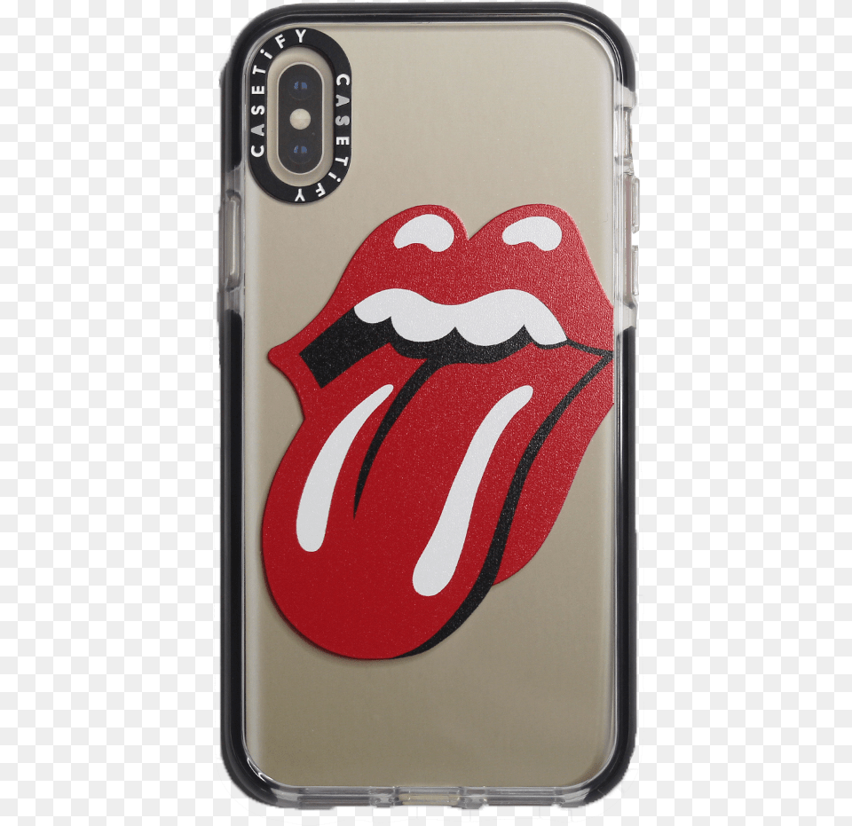 Rolling Stones X Casetify Clear Impact Iphone Case Rolling Stones Tongue, Electronics, Mobile Phone, Phone Free Transparent Png