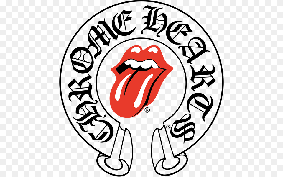 Rolling Stones X Chrome Hearts Chrome Hearts, Body Part, Mouth, Person Png Image