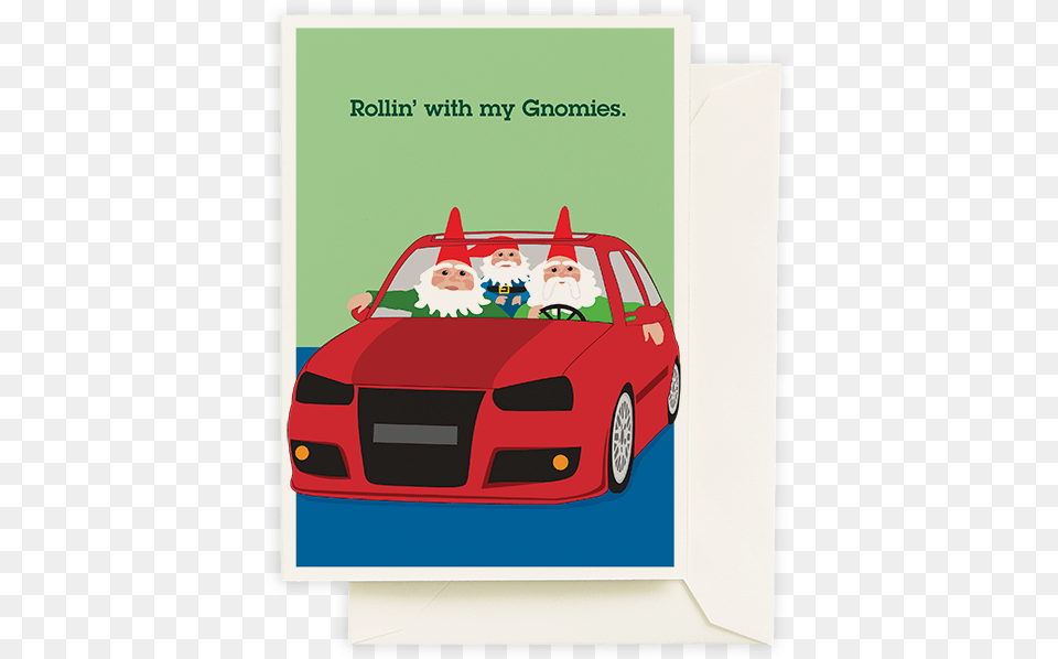 Rolling With My Gnomies Holiday Card, Advertisement, Poster, Baby, Person Free Png Download