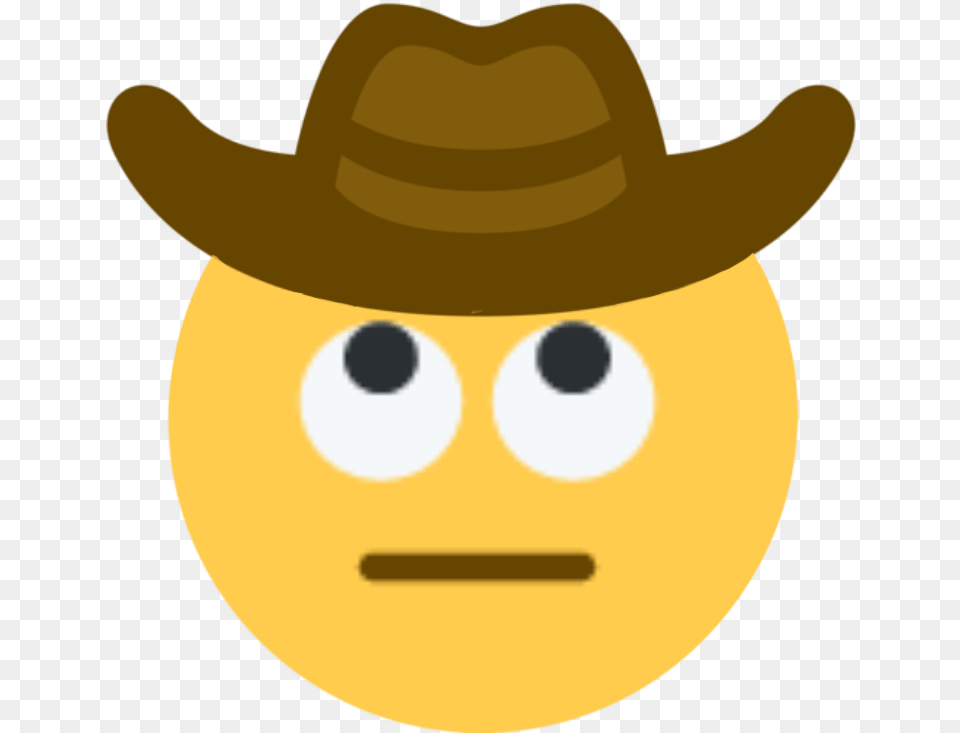 Rollingcowboyeyes Discord Emoji Cowboy Emoji Twitter, Clothing, Hat, Cowboy Hat, Nature Png