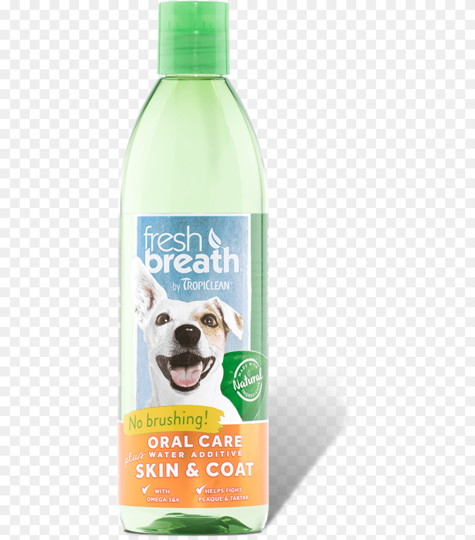 Rollover To Zoom Fresh Breath For Dogs, Shampoo, Bottle, Plant, Pet Png Image