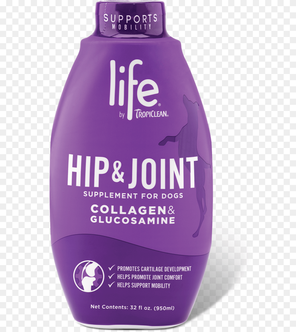 Rollover To Zoom Life By Tropiclean Skin Amp Coat Supplement, Bottle, Shampoo Free Png Download