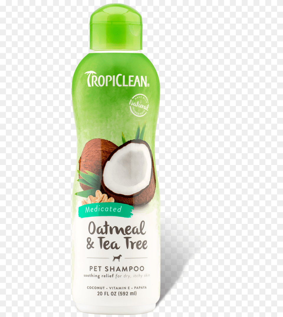 Rollover To Zoom Tropiclean Oatmeal Amp Tea Tree Pet Shampoo, Food, Fruit, Plant, Produce Free Png Download