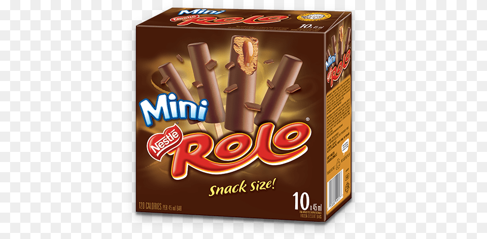 Rolo Ice Cream Bar, Food, Sweets, Candy Png Image