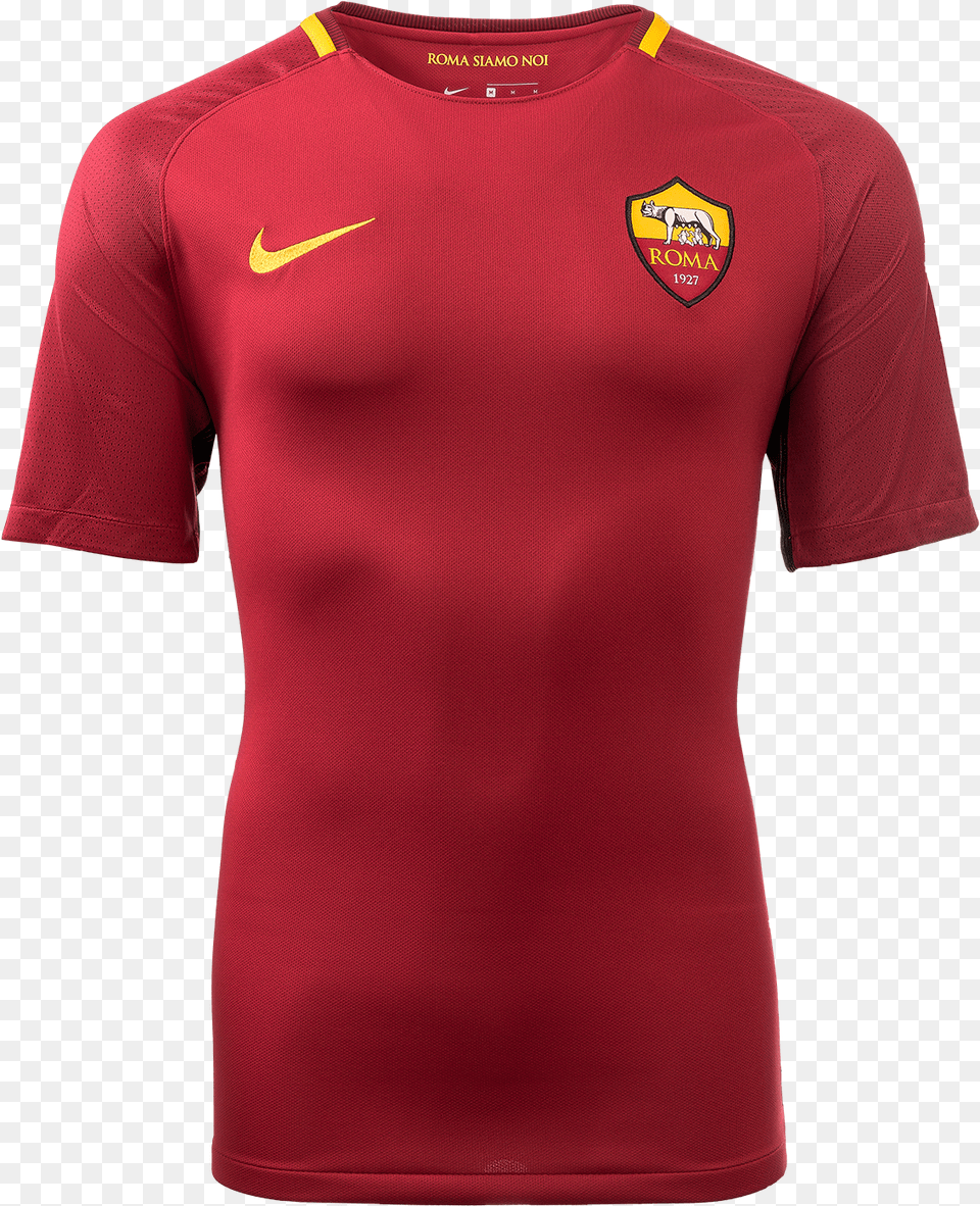 Roma Home Jersey Ez Football Egypt Football Kit, Clothing, Shirt, T-shirt Free Png