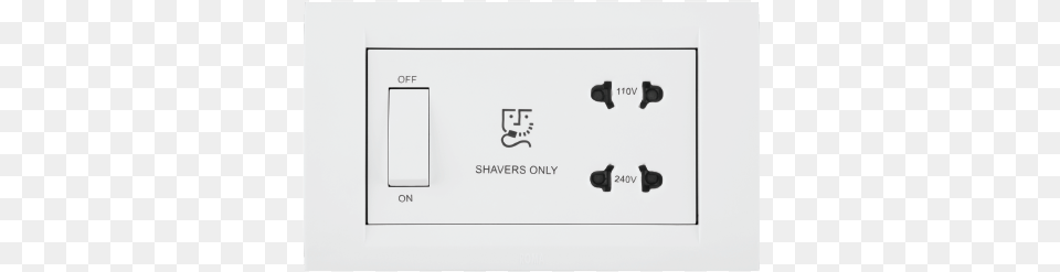 Roma White Shaver Socket Lap 2 Gang Dual Voltage Shaver Socket White Board, Electrical Device, Switch Png