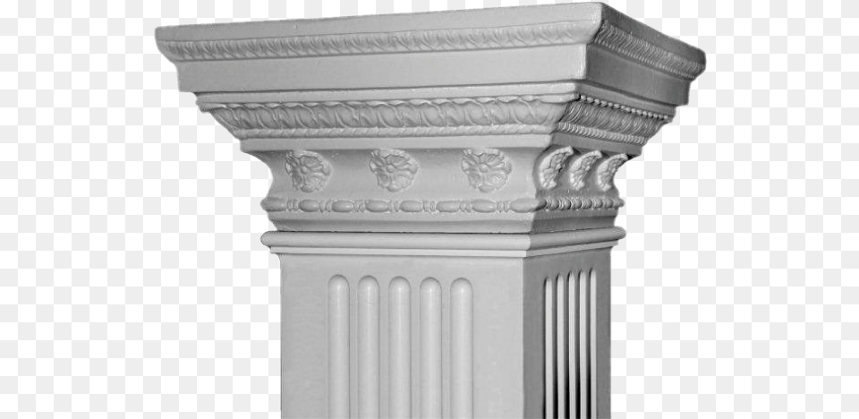 Roman Capital Square Column, Architecture, Pillar, Mailbox Free Transparent Png