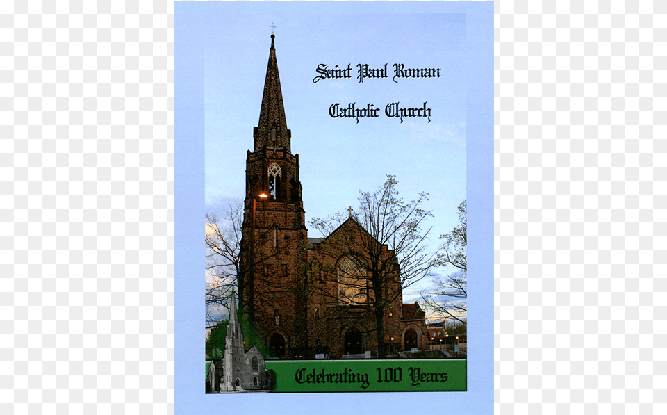 Roman Catholic Church Celebrating 100 Years, Architecture, Bell Tower, Building, Clock Tower Png