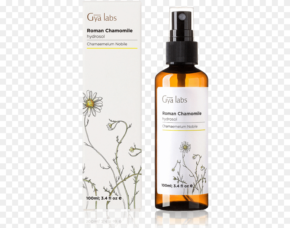 Roman Chamomile Geranium Floral Water Tonic, Herbal, Herbs, Plant, Bottle Png Image