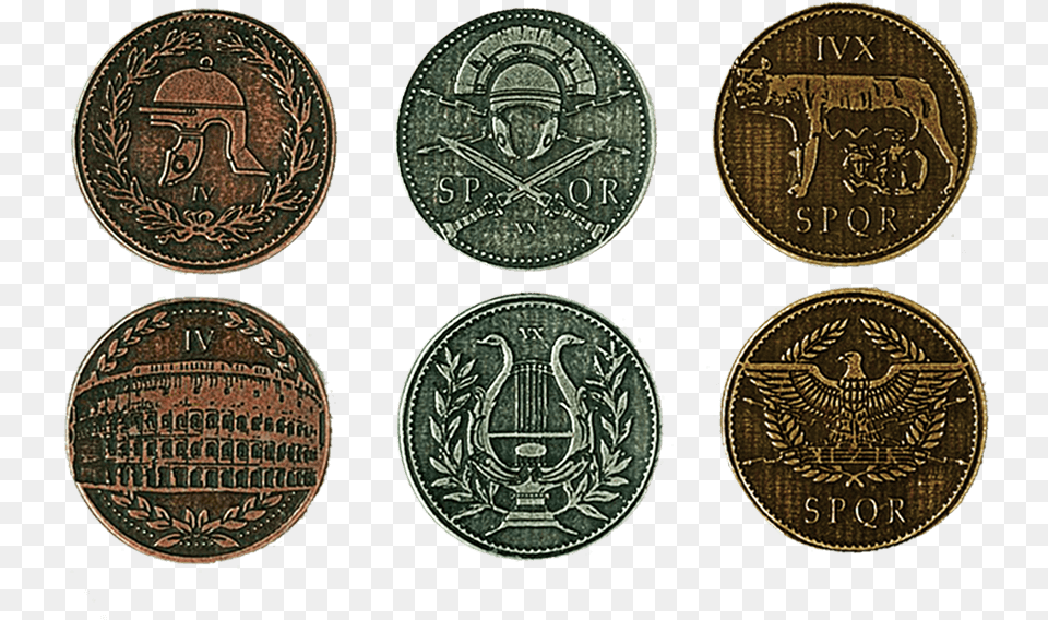 Roman Coin Set Medieval Coins, Money Png Image