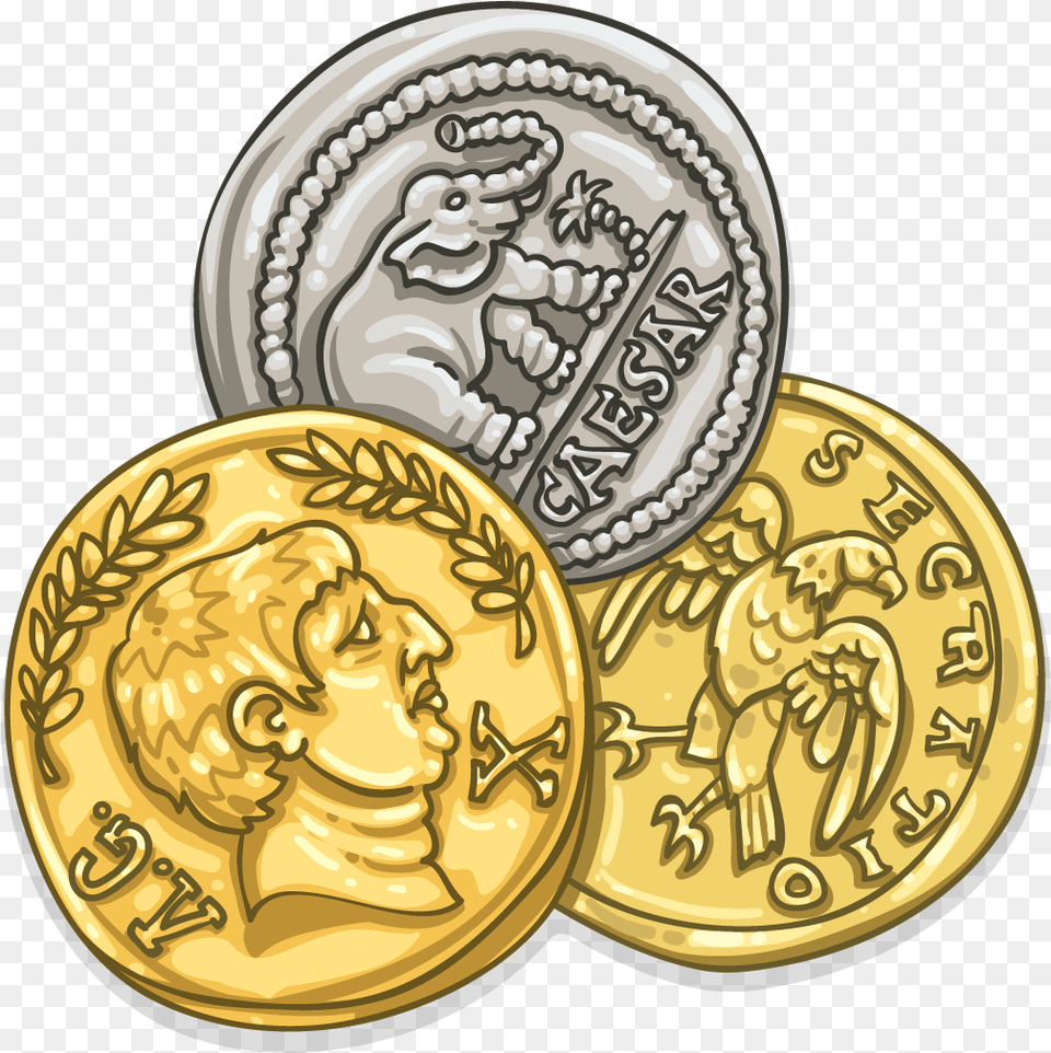 Roman Coins Roman Money, Gold, Coin Png Image