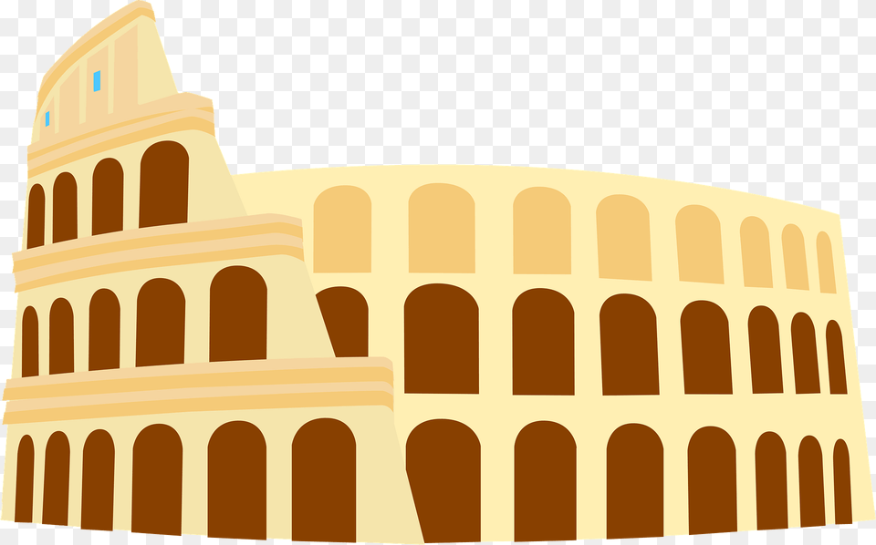 Roman Colosseum Clipart, Arch, Architecture, Building, Dome Free Png