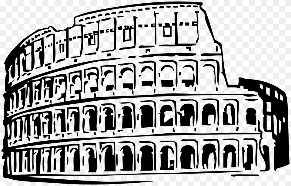 Roman Colosseum Icon Clipart, Scoreboard, City, Amphitheatre, Architecture Free Png Download