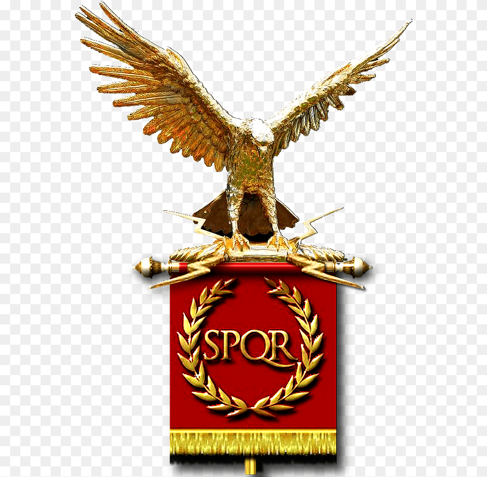 Roman Eagle Vexilloid Of The Roman Empire, Emblem, Symbol, Logo, Animal Free Png Download