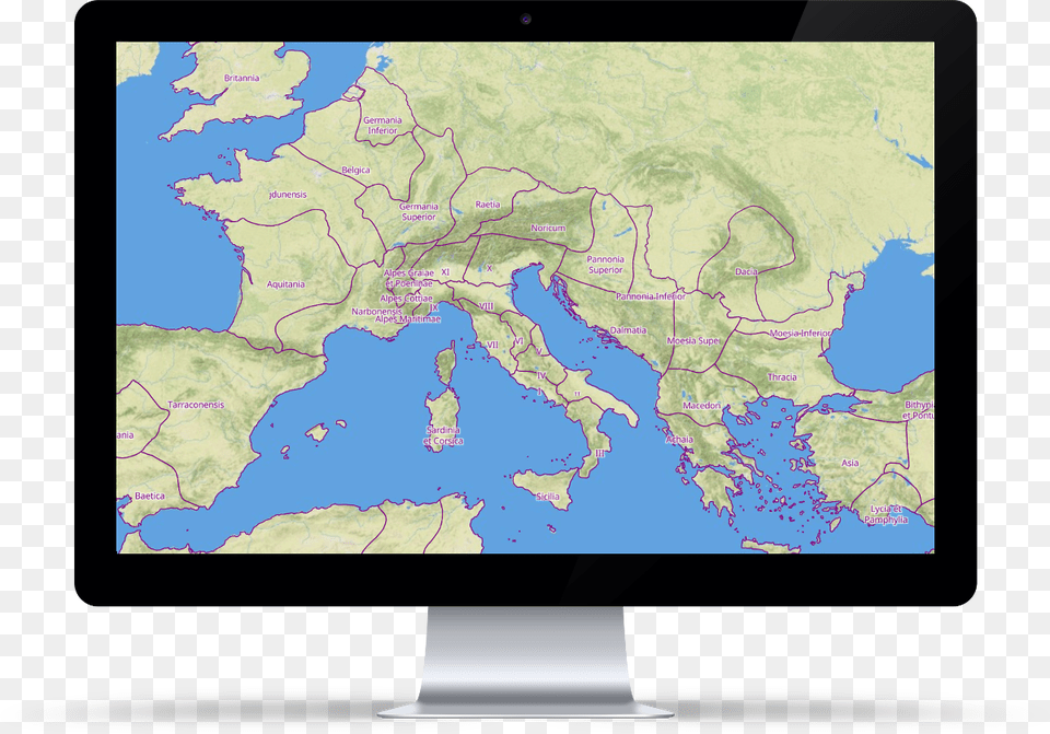 Roman Empire Vector Map Atlas, Chart, Plot, Diagram Png Image