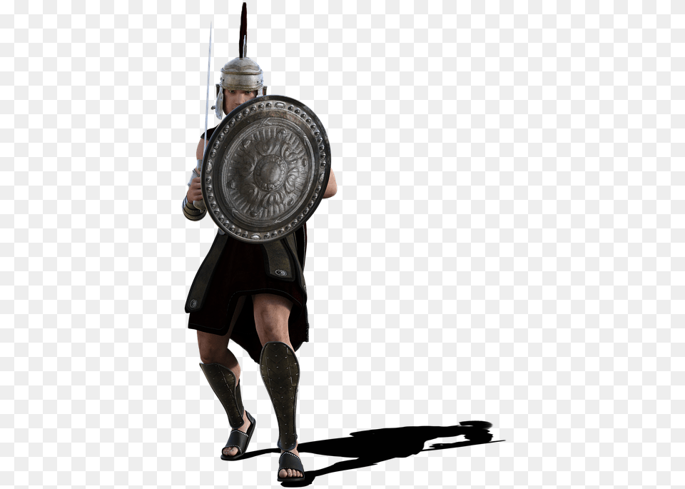 Roman Gladiator, Adult, Armor, Male, Man Free Png Download