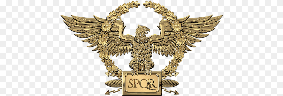 Roman Imperial Eagle Symbol, Badge, Logo, Emblem Free Png