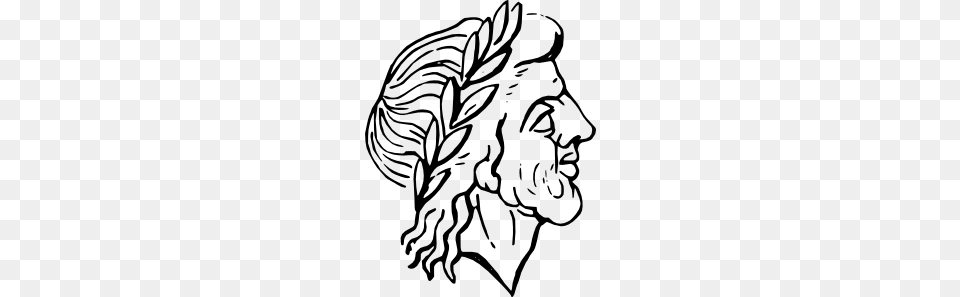 Roman Man Clip Art, Drawing, Face, Head, Person Free Png