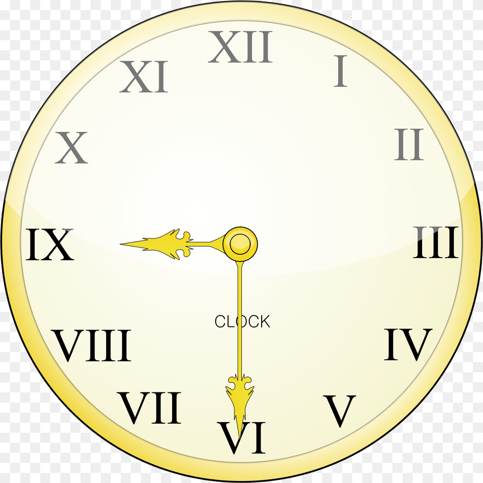 Roman Numeral Clock, Analog Clock, Disk Free Png